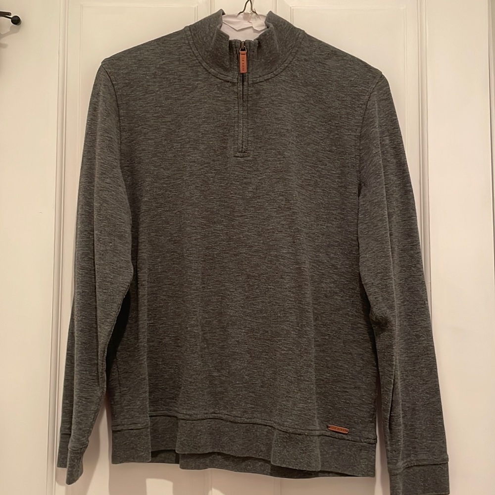 Ted Baker 1/4 Zip Pullover Sweatshirt (Sweater)